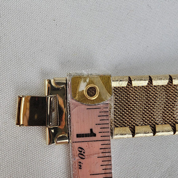 Vintage Gold Tone Natural Stone Bracelet - Picture 7 of 7